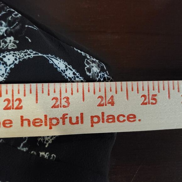 Talbots Floral Flouce Ruffle Sleeveless Midi Dress Plus Size 18W Black Wedding - Picture 10 of 13